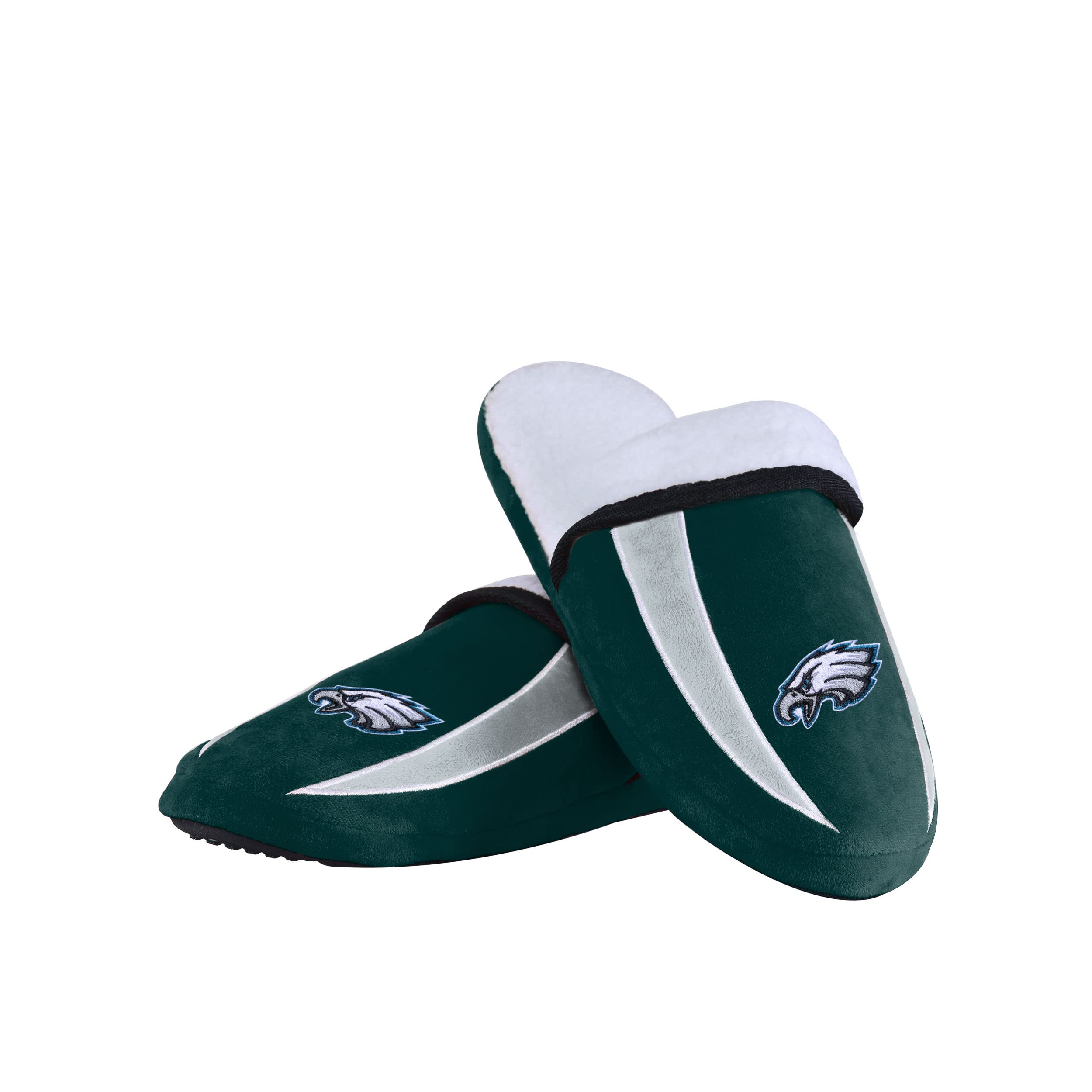 FOCO Philadelphia Eagles NFL Mens Sherpa Slide Slippers - S
