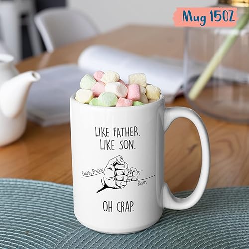Miniatura 11 de Tazas personalizadas para papá, tazas con fotos personalizadas, taza del día del padre, regalos para papá, taza de café personalizada para papá
