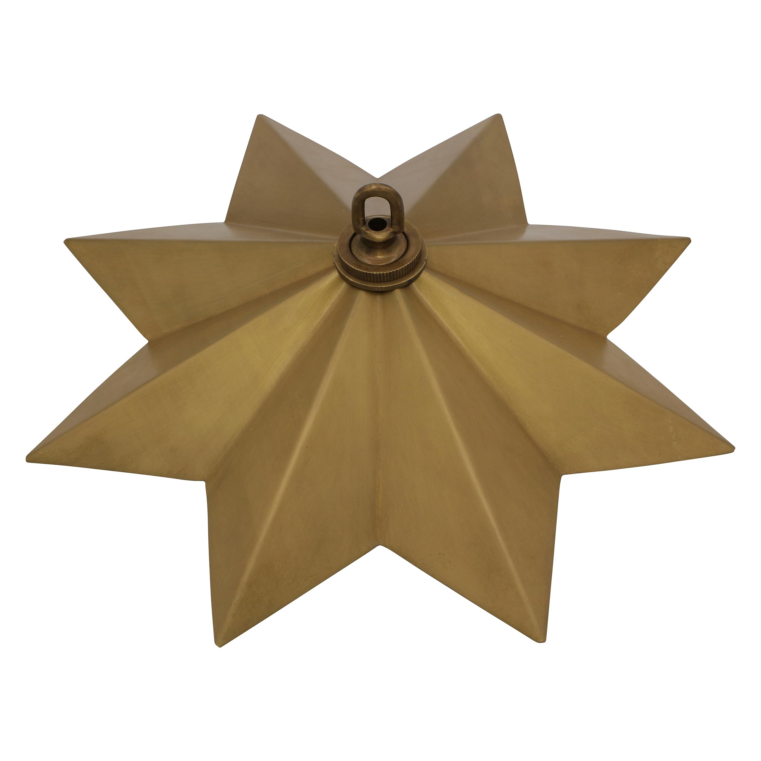 RCH Hardware CN-BR11H-310 Brass Modern Star Ceiling Canopy, 12.2 Inch, Antique Brass