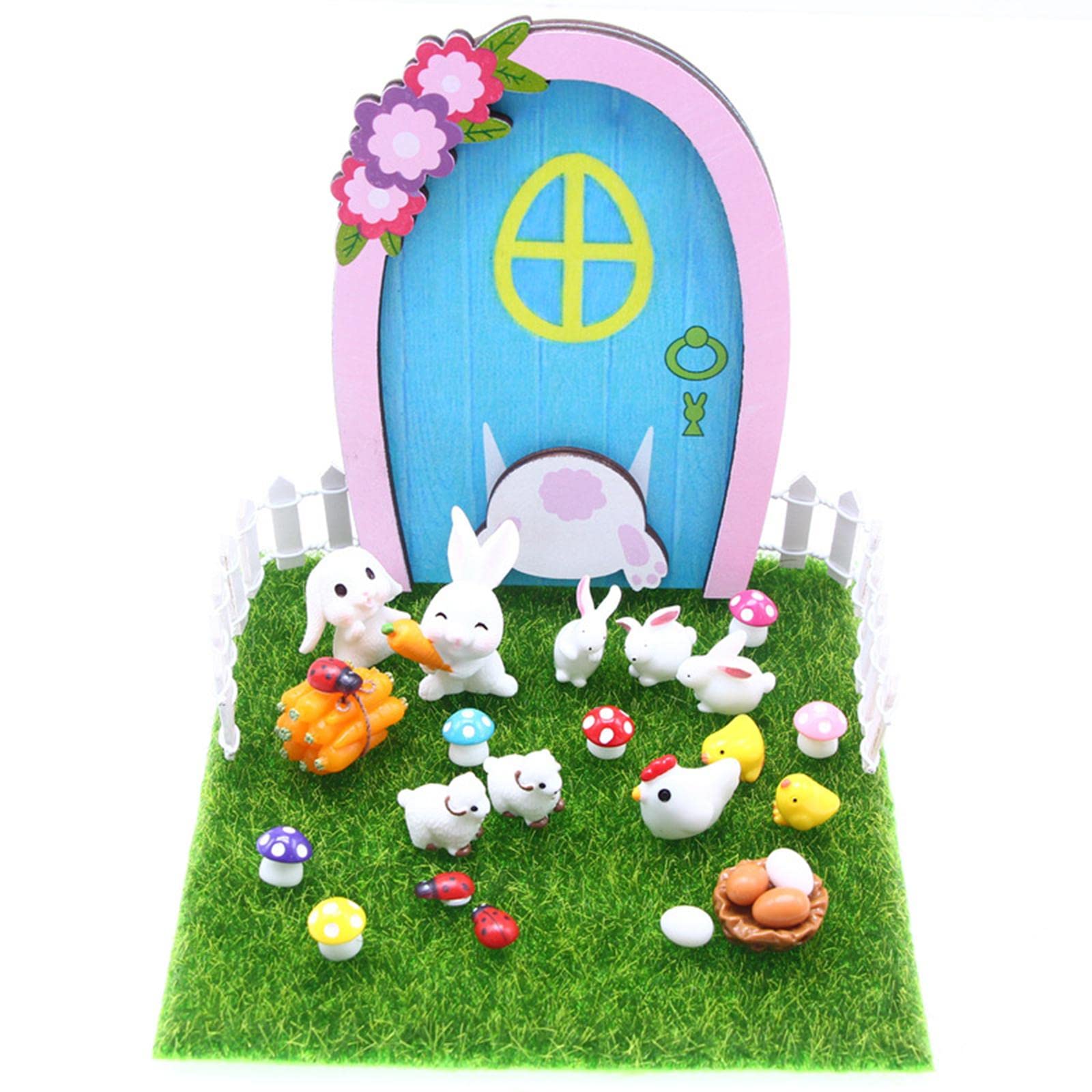 Scatola Artigianale Decorazioni Pasquali In Miniatura Per Casa Delle Bambole - Scala 1:12 - Foto 3