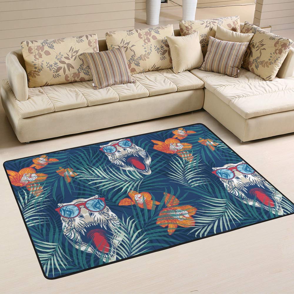 Tapis de sol facile à nettoyer Ruchen pour chambre et salon