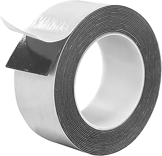 Damage Free Removable Wall Tape 18ft, Heavy Duty Double Sided Tape Black...