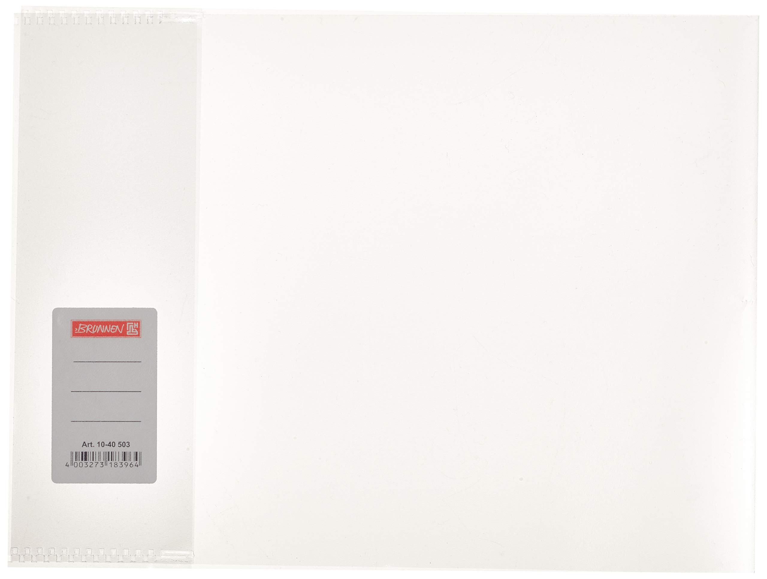 Brunnen Book Cover A5 Landscape Transparent Film Pack of 10