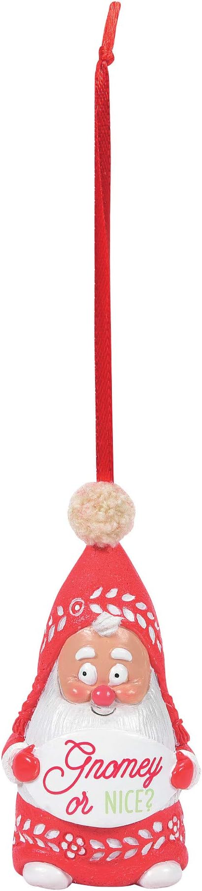 Department 56Snowpinions Gnomey or Nice Hanging Ornament, 3.62 Inch, Multicolor