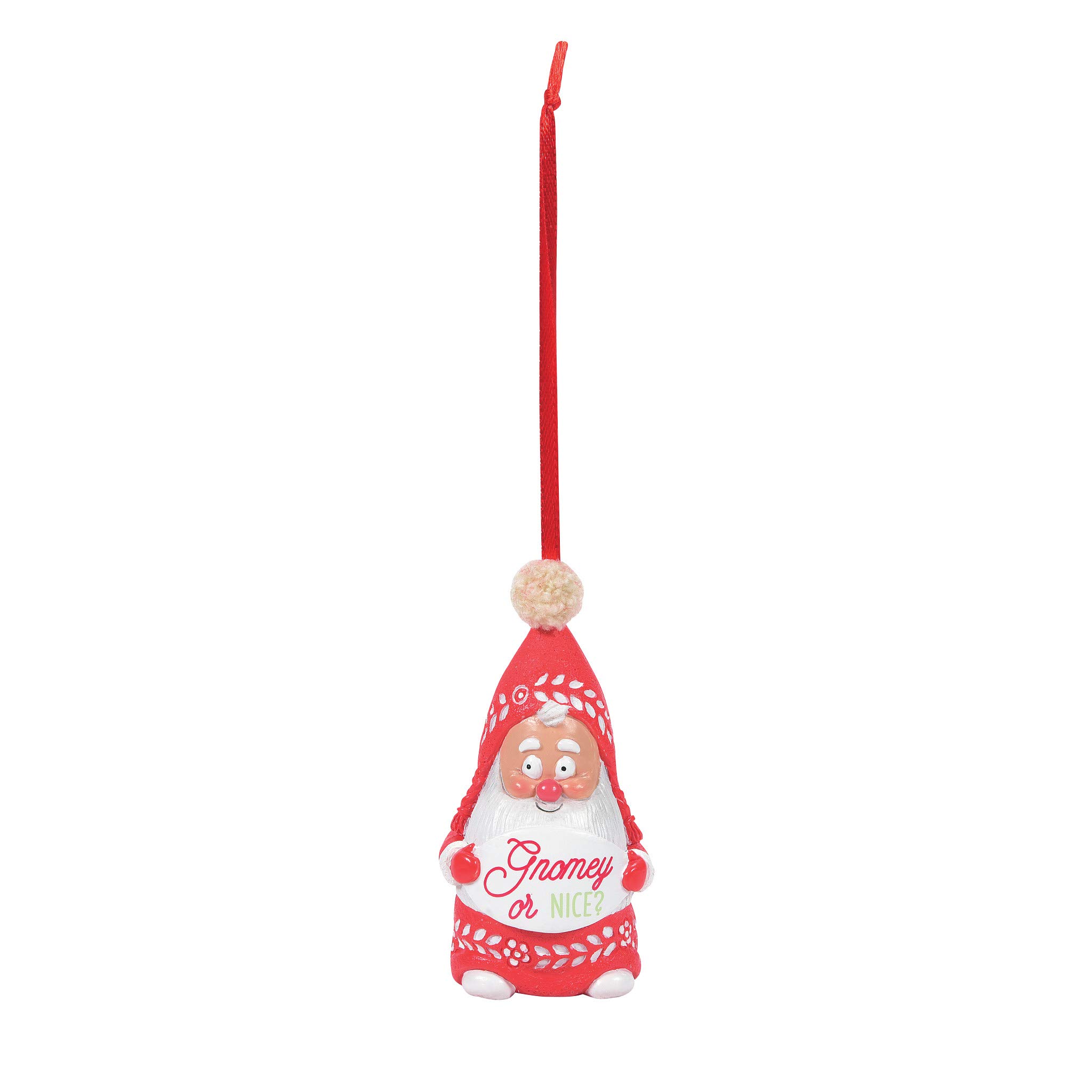 Department 56Snowpinions Gnomey or Nice Hanging Ornament, 3.62 Inch, Multicolor