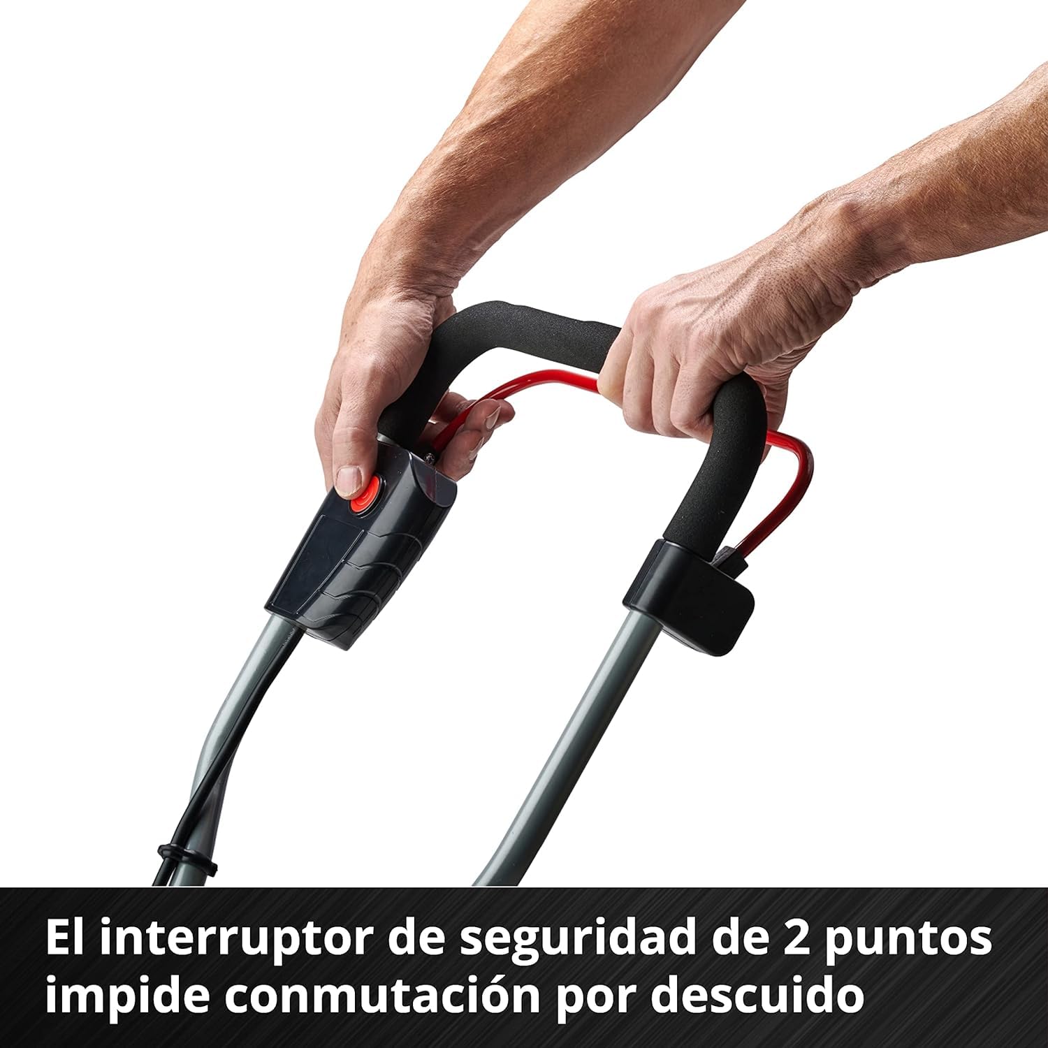 Einhell Aradora inalámbrica- GE-CR 30 Li Power X-Change - Iones de Litio de 36 V, Interruptor de Seguridad de 2 Puntos, Mango Plegable, Ruedas de Transporte, suministrado sin batería ni Cargador