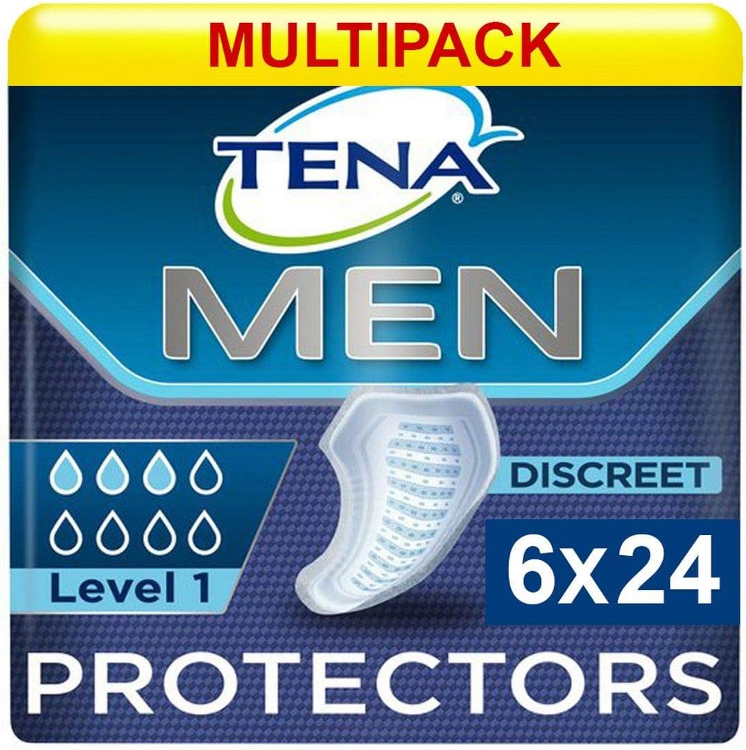 Men's Incontinence Protector, Level 1, 6x24, Size 5-6, 144 Count