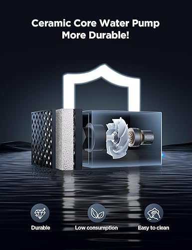 Miniatura 8 de FEELNEEDY - Fuente de agua para perros grandes, dispensador de agua para perros grandes, fuente de agua para mascotas, dispensador de agua para