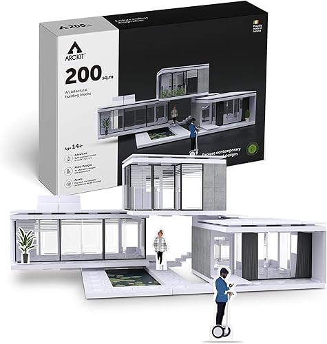 Vista 2 de Arckit A200, kit de bloques de construcción de aprendizaje educativo STEM STEAM arquitectónico..