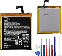 Vista 1 de Batería de repuesto KP50 compatible con Moto One Zoom XT2010 con kit de herramientas de reparación