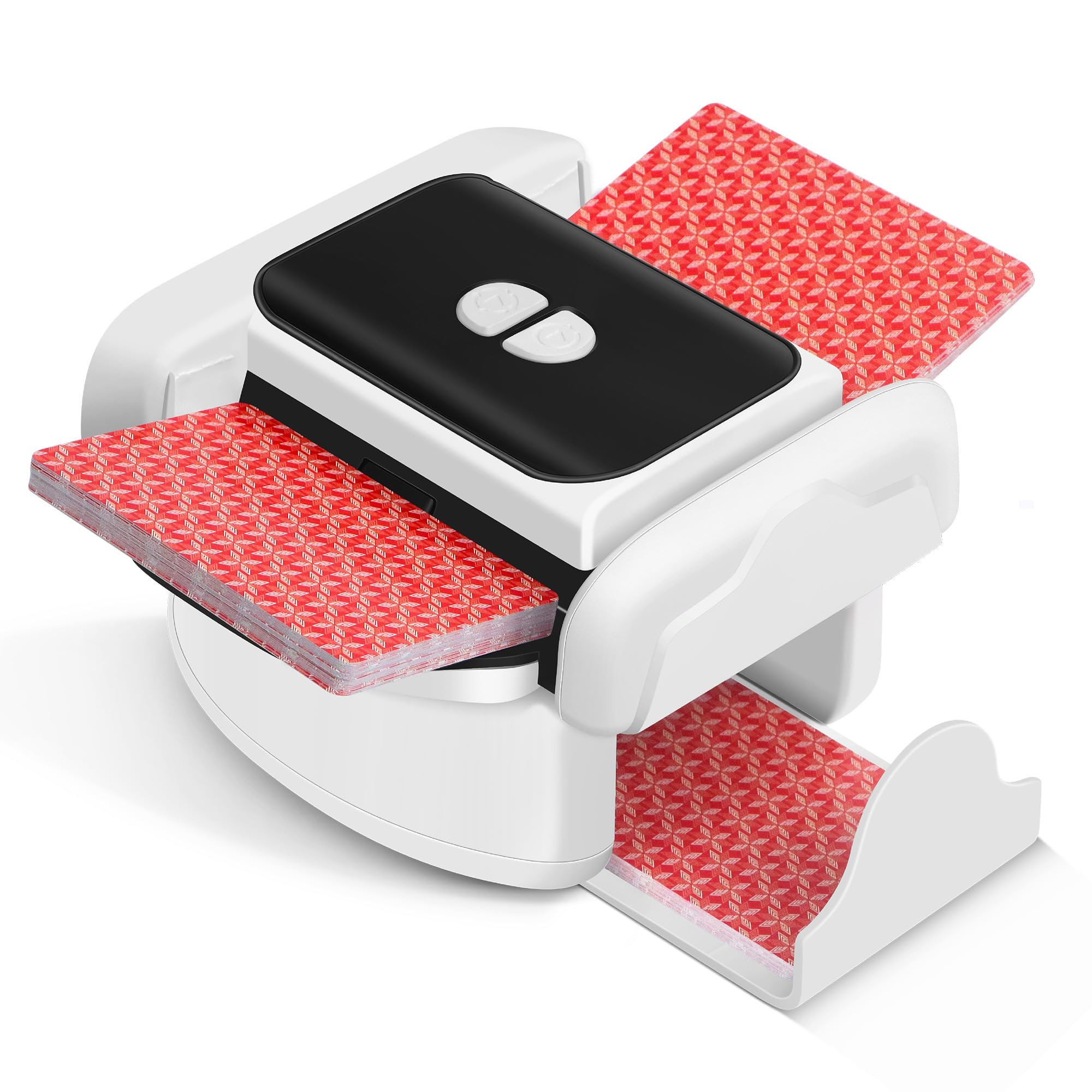 Photo 1 of [UNTESTED] Neasyth Automatic Card Shuffler for 1-2 Decks, Playing Cards Shuffler Machine Rechargeable Portable Compatible with Phase 10, Skip-Bo, Skyjo for Home Party Card Games