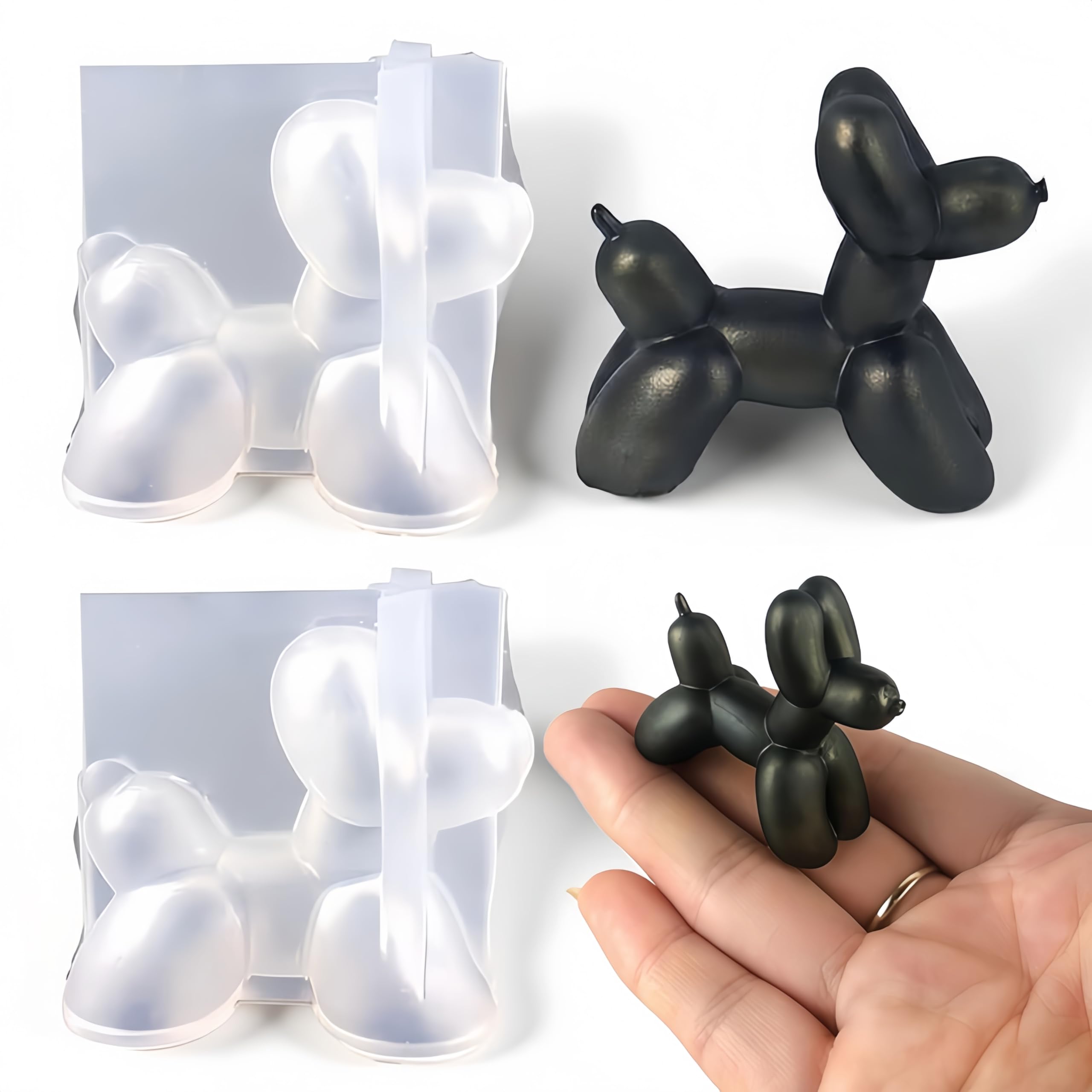 Amazon.co.jp: バルーンドッグシリコンモールド、2個 ミニ3Dバルーン