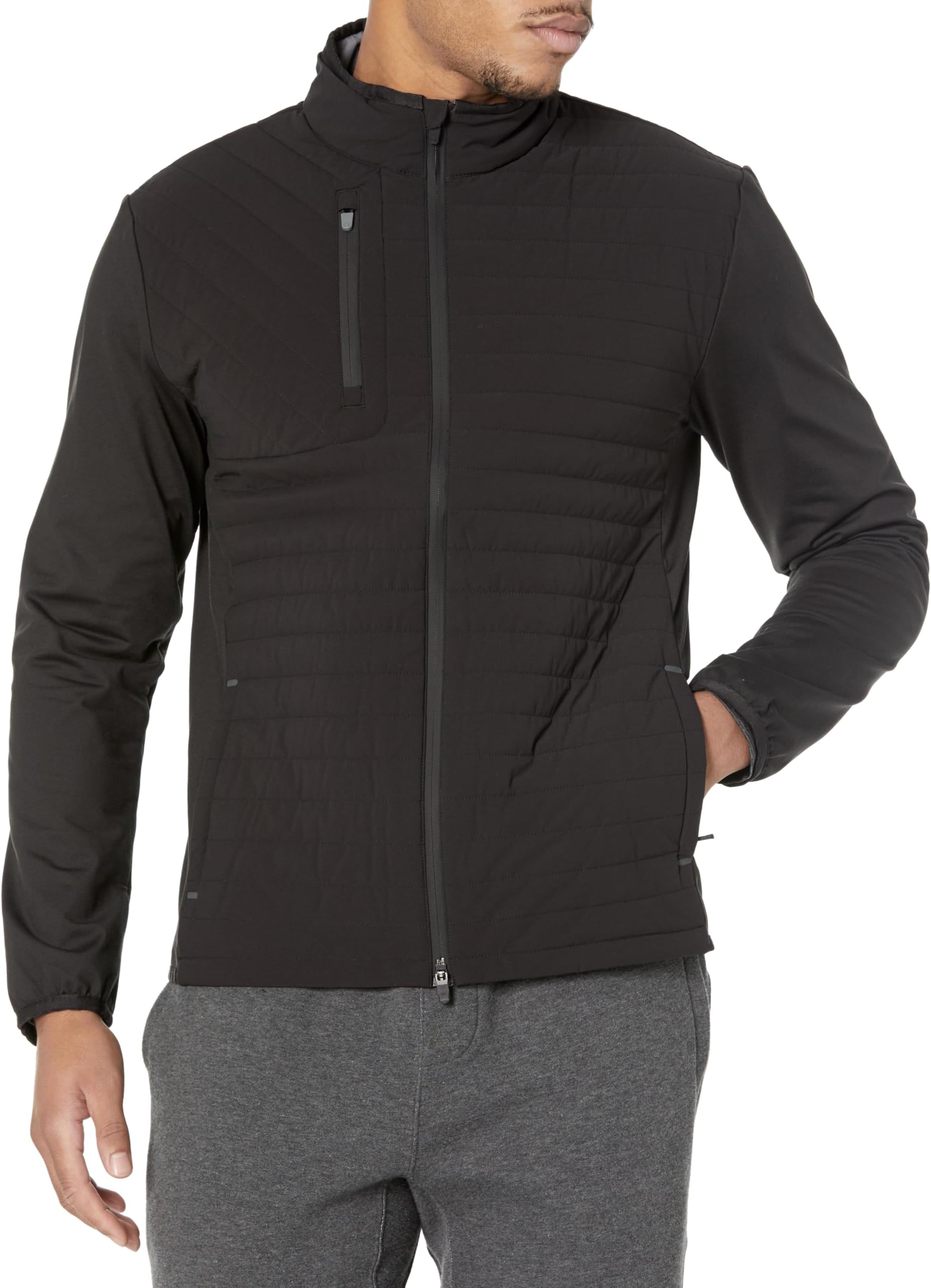 adidas golf quilted jacket