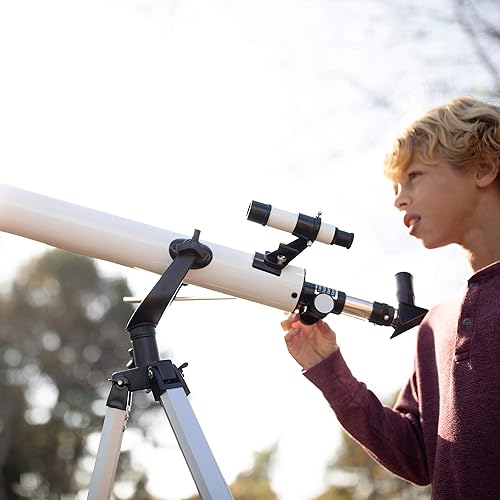 Miniatura 5 de Educational Insights GeoSafari - Telescopio refractor Omega, telescopio portátil para niños, adolescentes y adultos, ver planetas, herramientas de