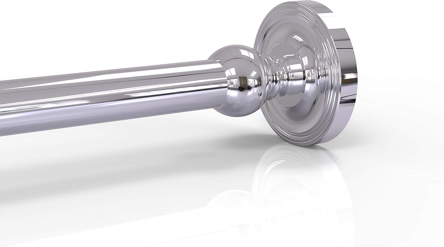 Allied Brass PR-99 Prestige Regal Collection Curtain Shower Rod Bracket, Polished Chrome