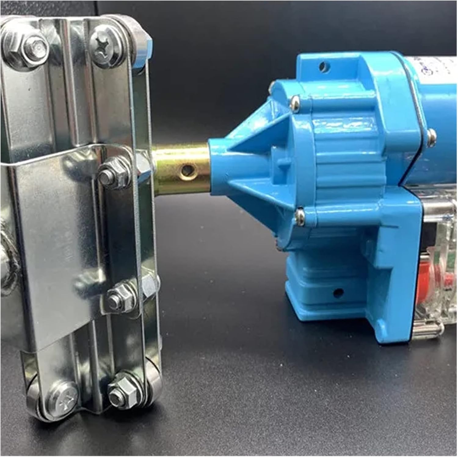 100W Rolled Electric Motor, Greenhouse Plastic Film, Wind Machine, Dc24V Ventilation Curtains,Stable Operation(With climber)