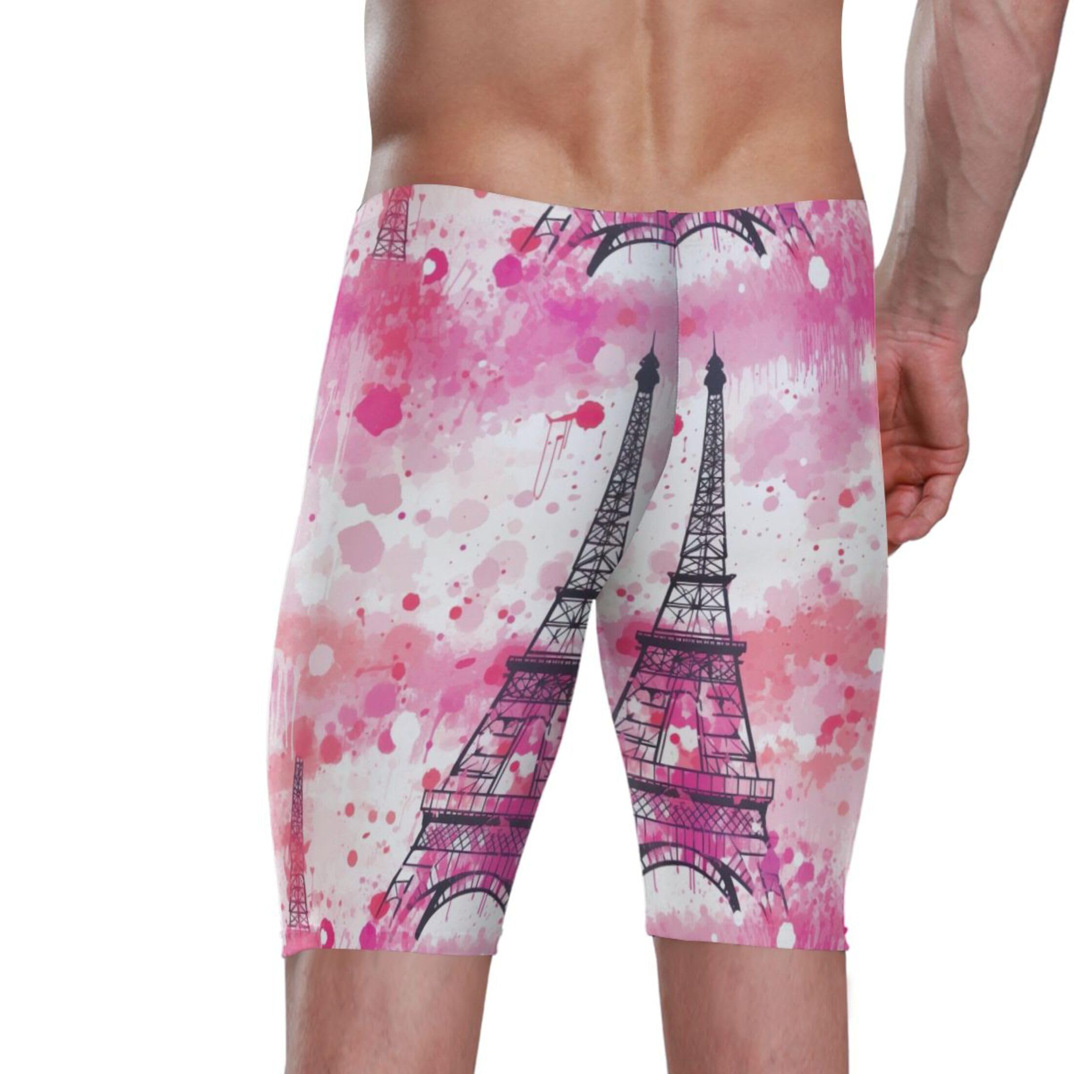 Paris Eiffel Tower Men's Swim Jammers Swimsuit M B0402093