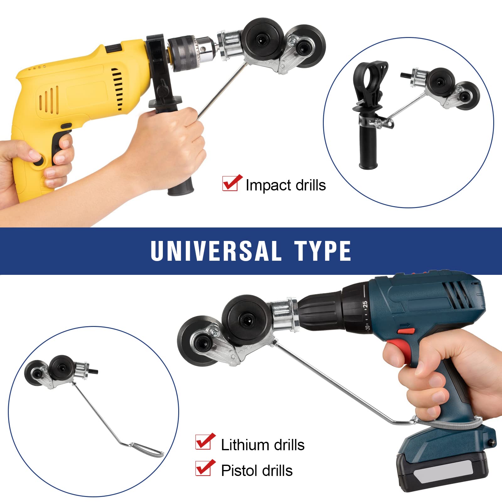 Electric Drill Shears, Metal Nibbler Drill Attachment, Fast Metal Plate