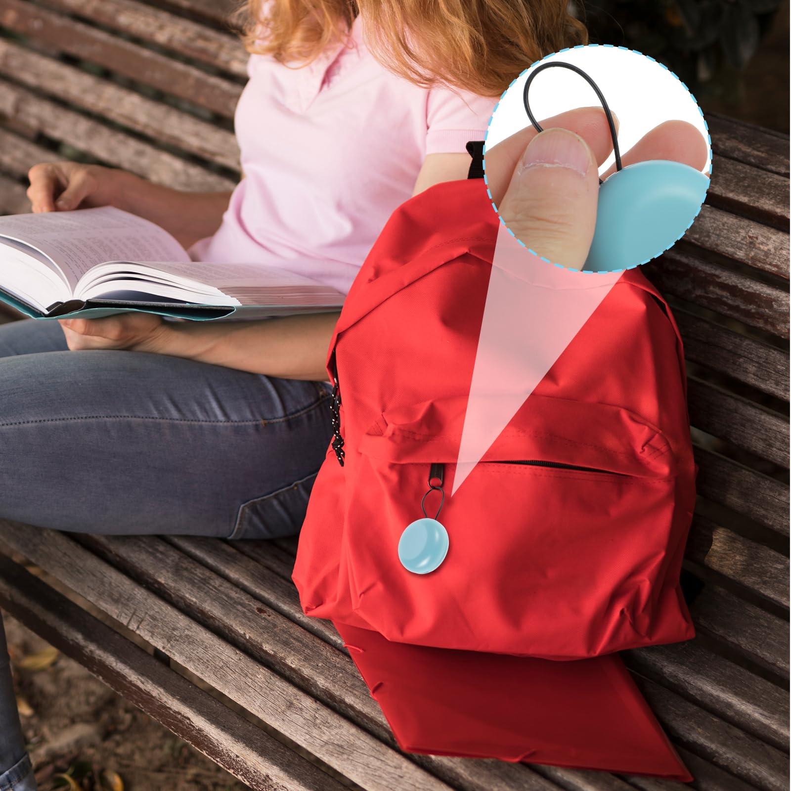 Bewudy Etui do przenoszenia zatyczek do uszu, przenośne mini etui do przechowywania, organizer na zatyczki do uszu, małe etui do przechowywania w podróży, niebieskie