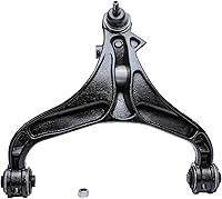 Vista 334 de Detroit Axle - 4 brazos de control de extremo delantero para Nissan Frontier Xterra 2000-2004 Brazos de control inferior y superior con rótulas