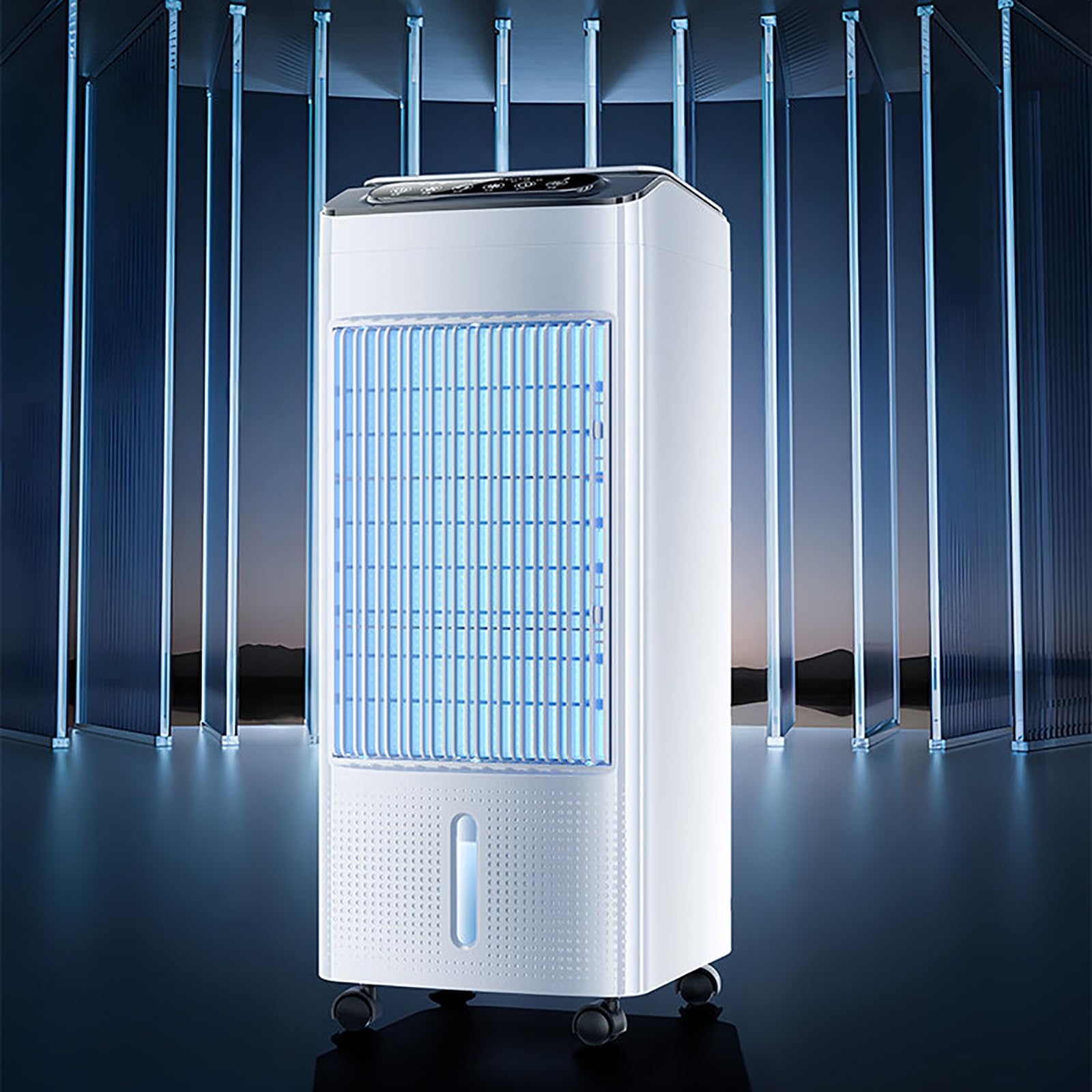 Swamp Cooler Air Conditioner, Evaporative Air Cooler, Portable Cooling Fan
