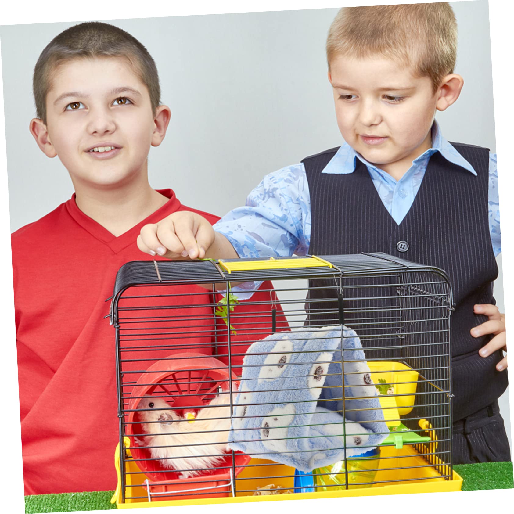 2 Stück Schlafsack, Baumwollnest, Haustier Hamsterbett, Hamsternest, Betthaus, Kleintiernest, Ruheplatz Zum Schlafen, Hamsterversteck, Warmes Hamsterbett, Bequemer Ruheplatz