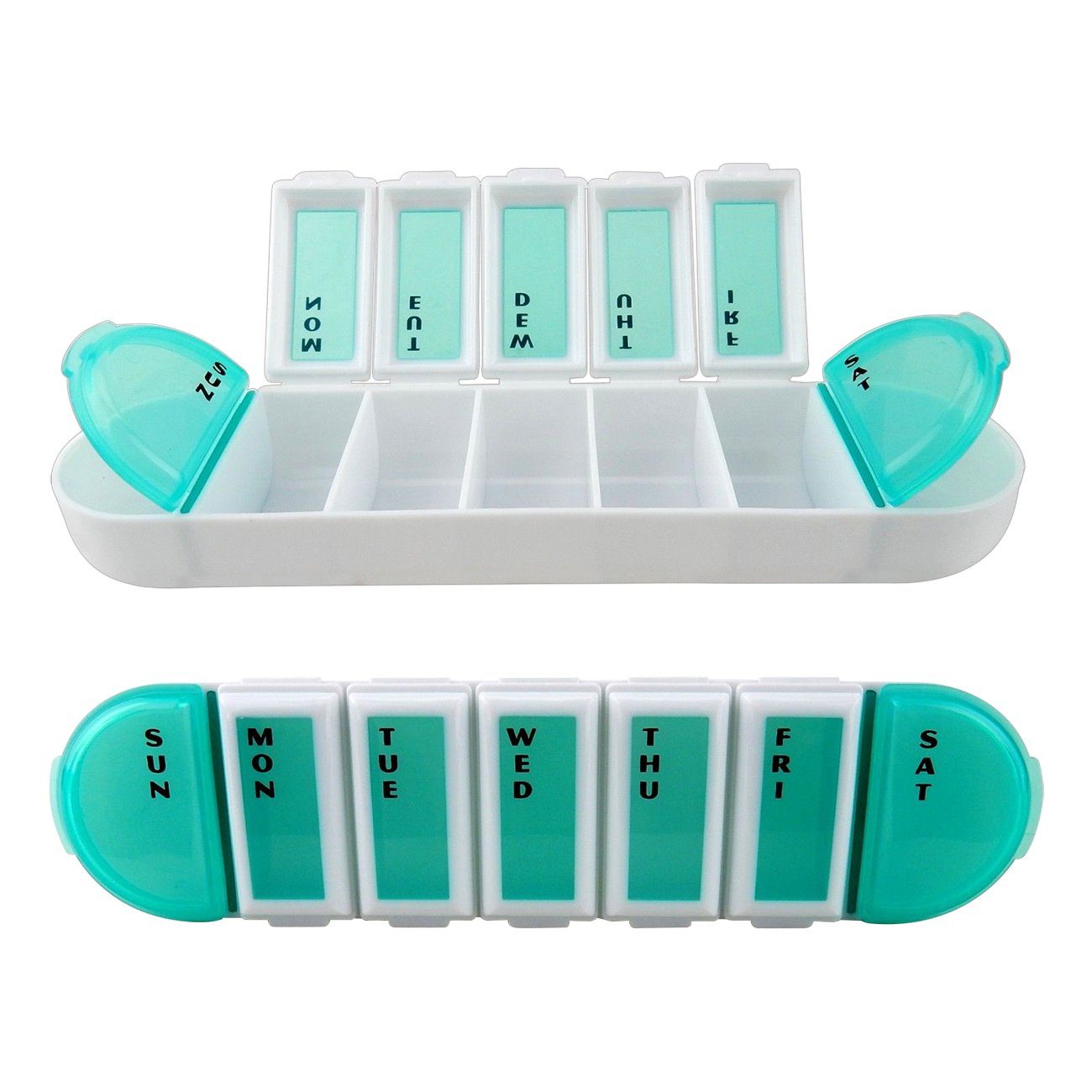 APOTHECARY PRODUCTS7 Day Pill Reminder Case, Prescription Meds, Vitamins, Supplements, #AP67395