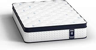 H3 Hybrid Matratze 160x200 cm, 30,5 cm Höhe, 7-Zonen Taschenfederkernmatratze mit Memory-Schaum, Ergonomische Unterstützung, Bewegungsisolierung, Oeko-TEX & CertiPUR-US Zertifiziert