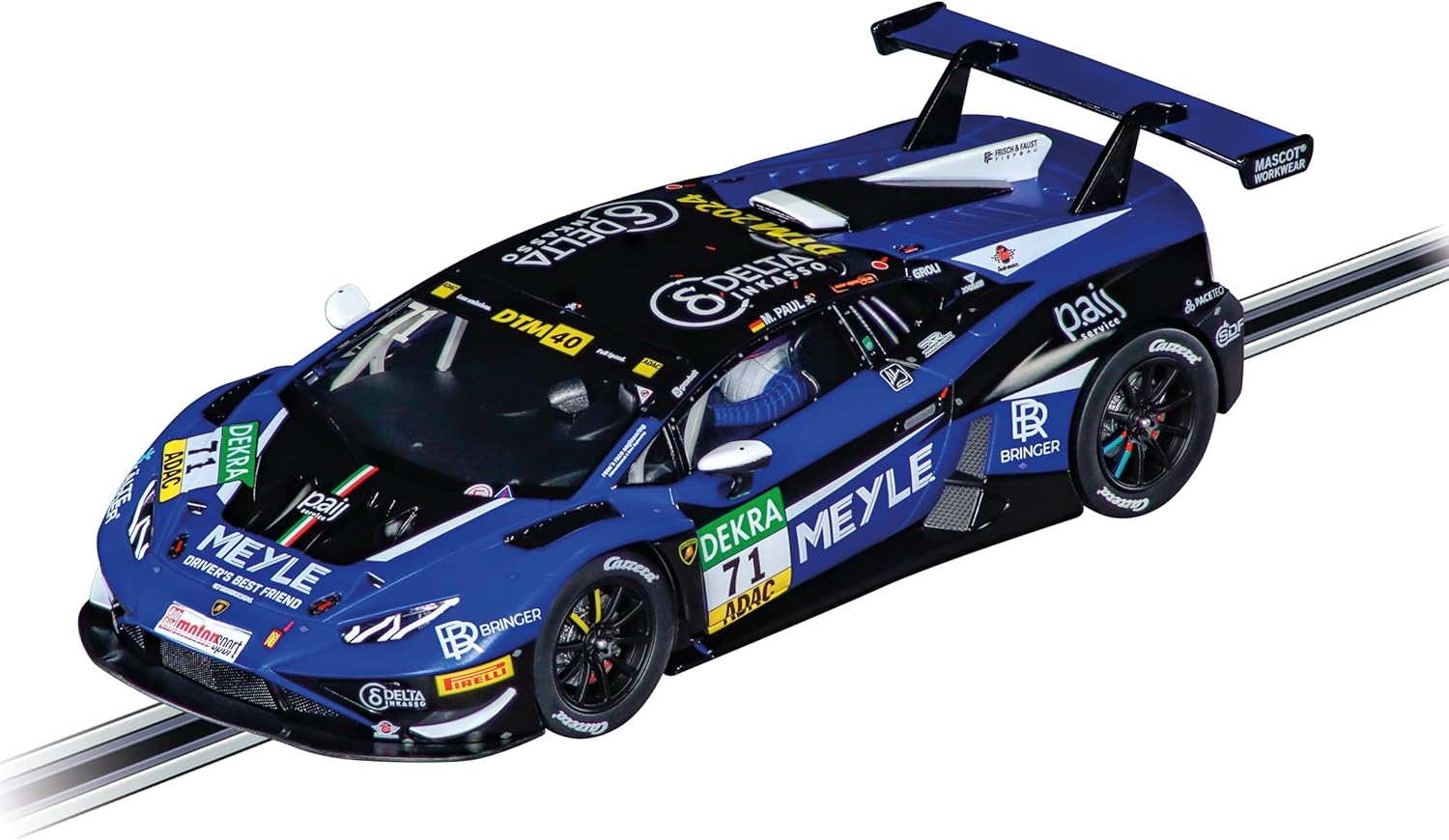 Carrera 23987 Lamborghini Huracán GT3 Evo2 Paul Motorsport, No.71 DTM 2024 1:24 Scale Digital 124 Slot Car Racing Vehicle