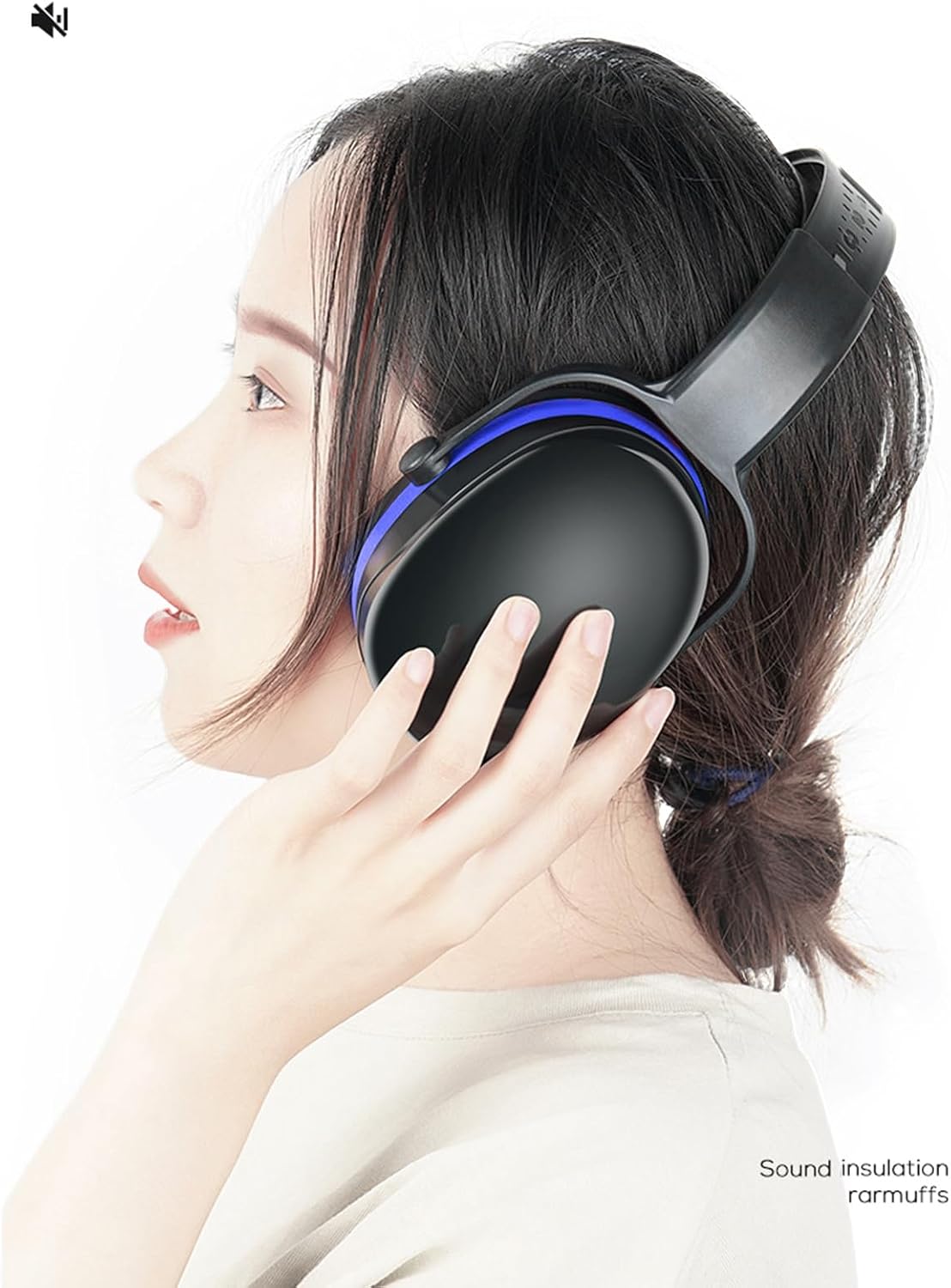 Lightweight Professional Noise Cancelling Earmuffs Covers for Work Study with Comfortable Headband Design Comfortable Anti Noise Ear Protectors