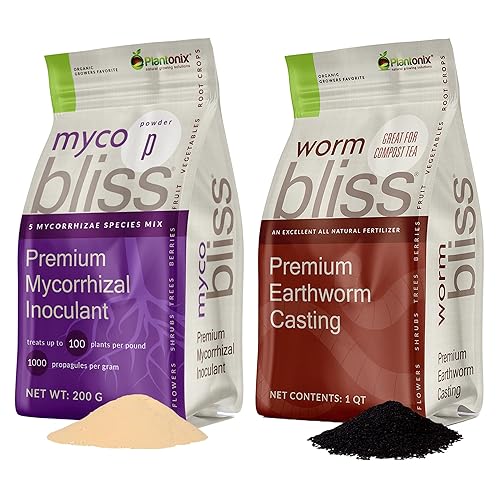 Vista 13 de Myco Bliss Polvo (200 g) - Hongos micorrízicos para plantas - Inoculante micorrízico de 5 cepas con 1000 propágulos por gramo - Micorrizas altamente