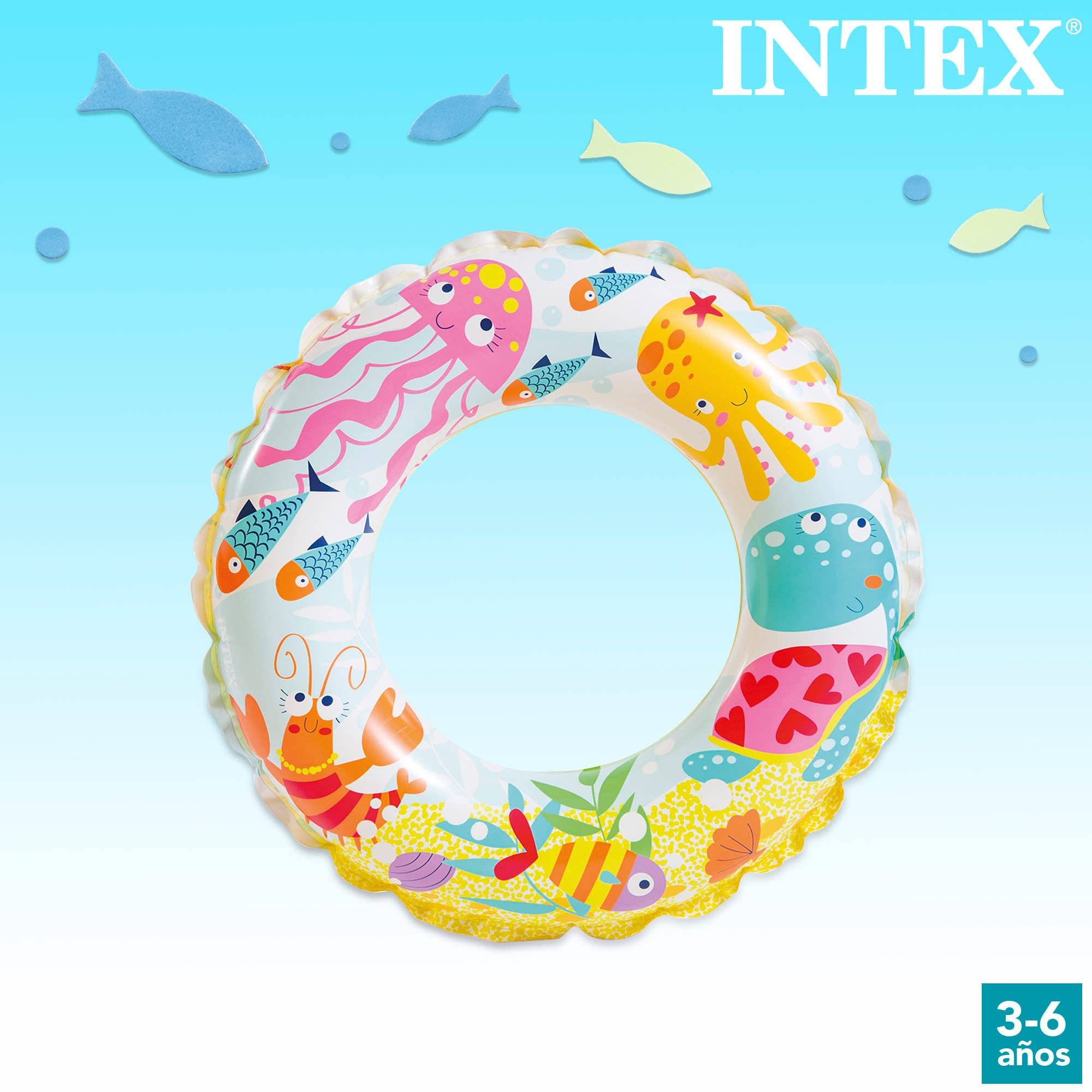 Intex Pool Ring Sunset Inflatable Pool 3 Rings 114x25 Cm INTEX