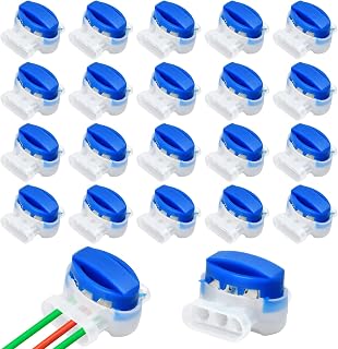 20 Pieces Cable Connectors, Waterproof Electrical Wire Connectors, Lawnmower Connector, 314 Connector with Moisture-Proof Gel Resin Filled, 3 Wire Connectors for Automower Robotic