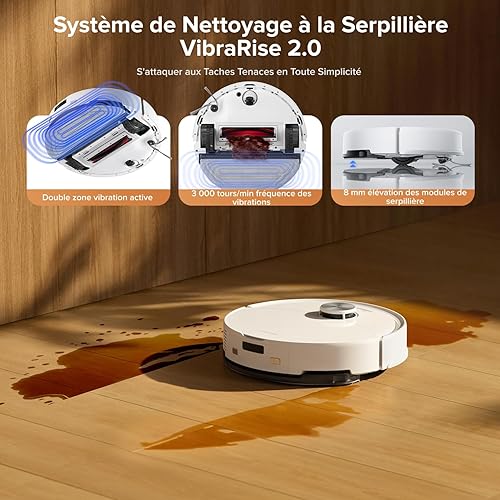 roborock Q10 S5+ Robot Vacuum Cleaner Set with Station, 10000 Pa Suction, Automatic Emptying, Double Anti-tangle, VibraRise 2.0 System, Navigation & Mapping, Obstacle Avoidance, APP - 4