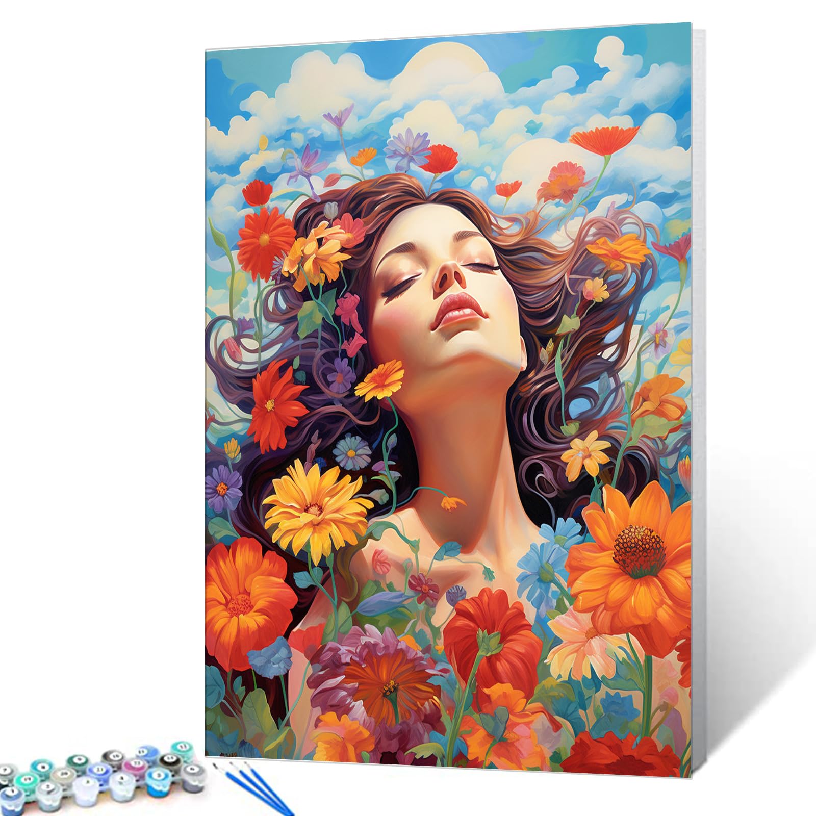 絵画 Oil painting of beautiful flowers. Oil painting Spring Flowers Painting by Alla Vasilkova