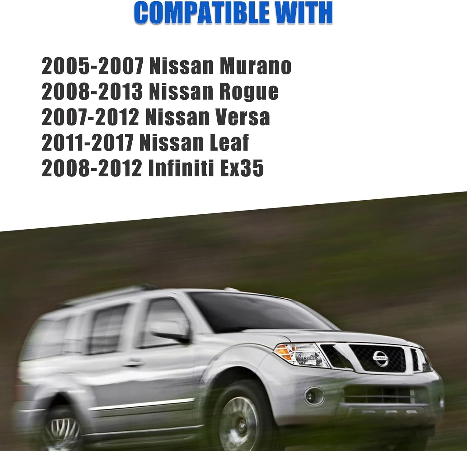 Liftgate Latch Trunk Lock Actuator Compatible for Nissan Murano 2005-2007 Rogue 2008-2013 Versa 2007-2012 Leaf 2011-2017 Infiniti Ex35 2008-2012 Replace 90502-CA00C, 90502-EN000, 90502-ZN90A