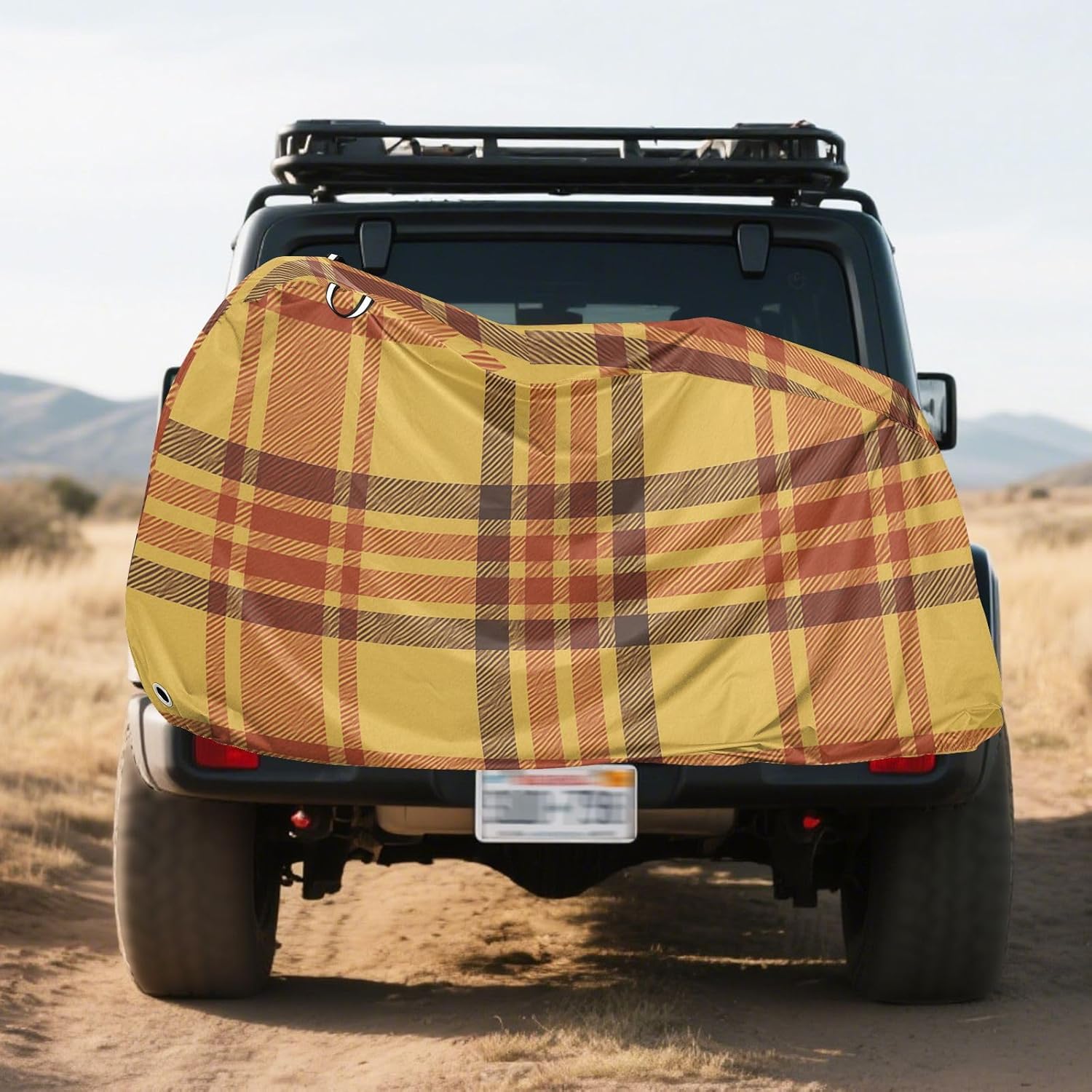 Scottish Plaid Covers for Bike Waterproof Motorcycle Cover Bikes Storage
