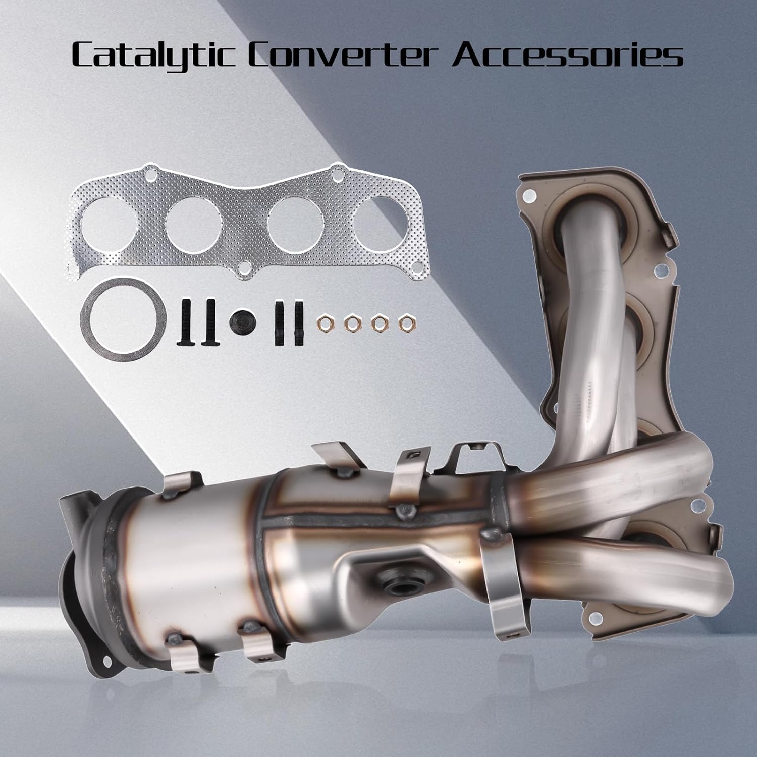 Catalytic Converter 16498 Threeway Catalytic Converter for 2007-2009 Toyota Camry for 2006-2008 Toyota Solara 2.4L. OE# 250510H011, 250510H040, 49291,16498 (EPA Compliant)