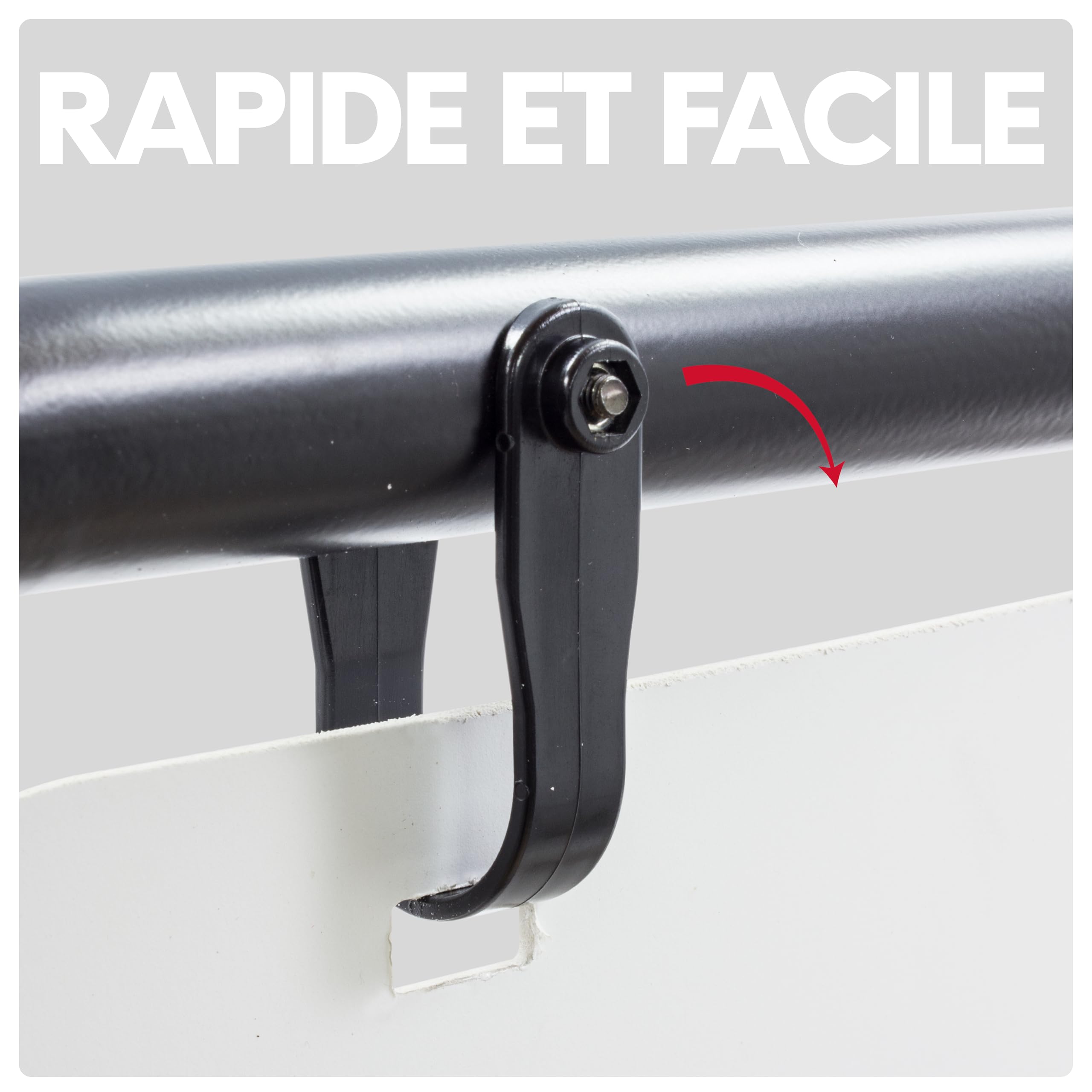 Support publicitaire extérieur avec base rechargeable et roues | Présentoir sur pied avec graphique double face | Affiche pour magasins, foires et événements en plein air
