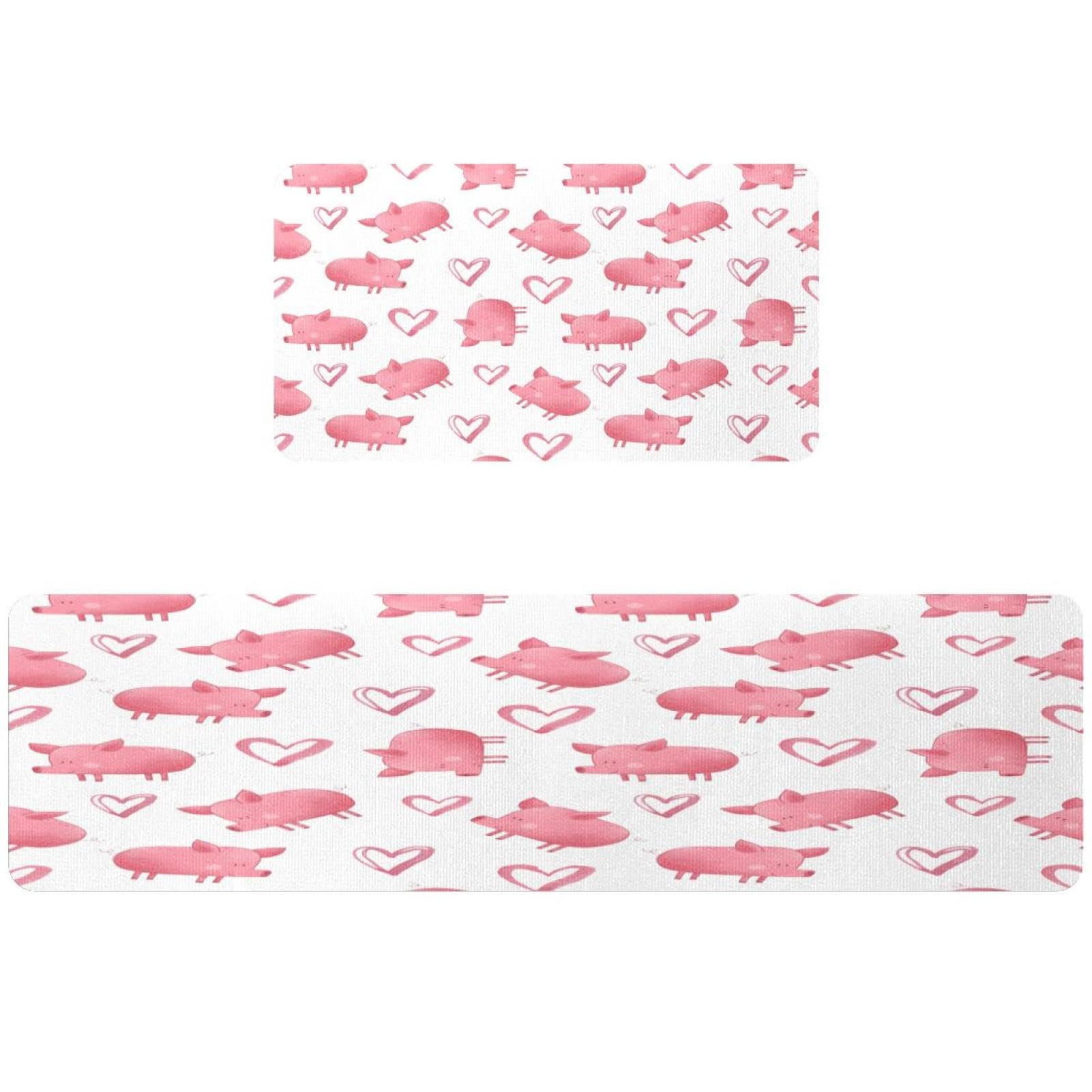 Tapis de cuisine lavable antidérapant lot de 2 Art