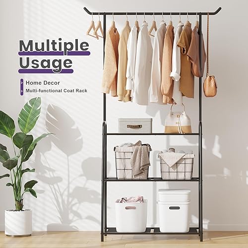 Miniatura 6 de Soporte de metal para plantas para interiores y exteriores, estante esquinero de 3 niveles de alto, escalera de flores colgante para sala de estar,