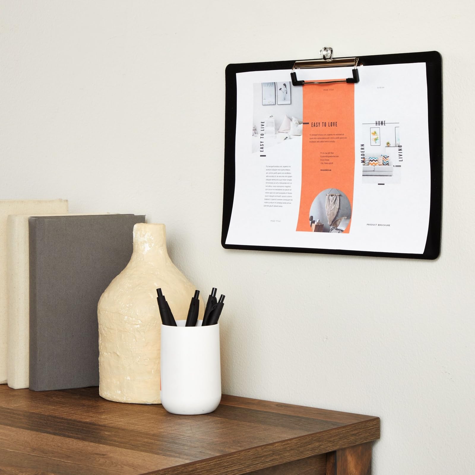 Amazon.com : Juvale Landscape Clipboard - 12.4 x 8.9 in, Black