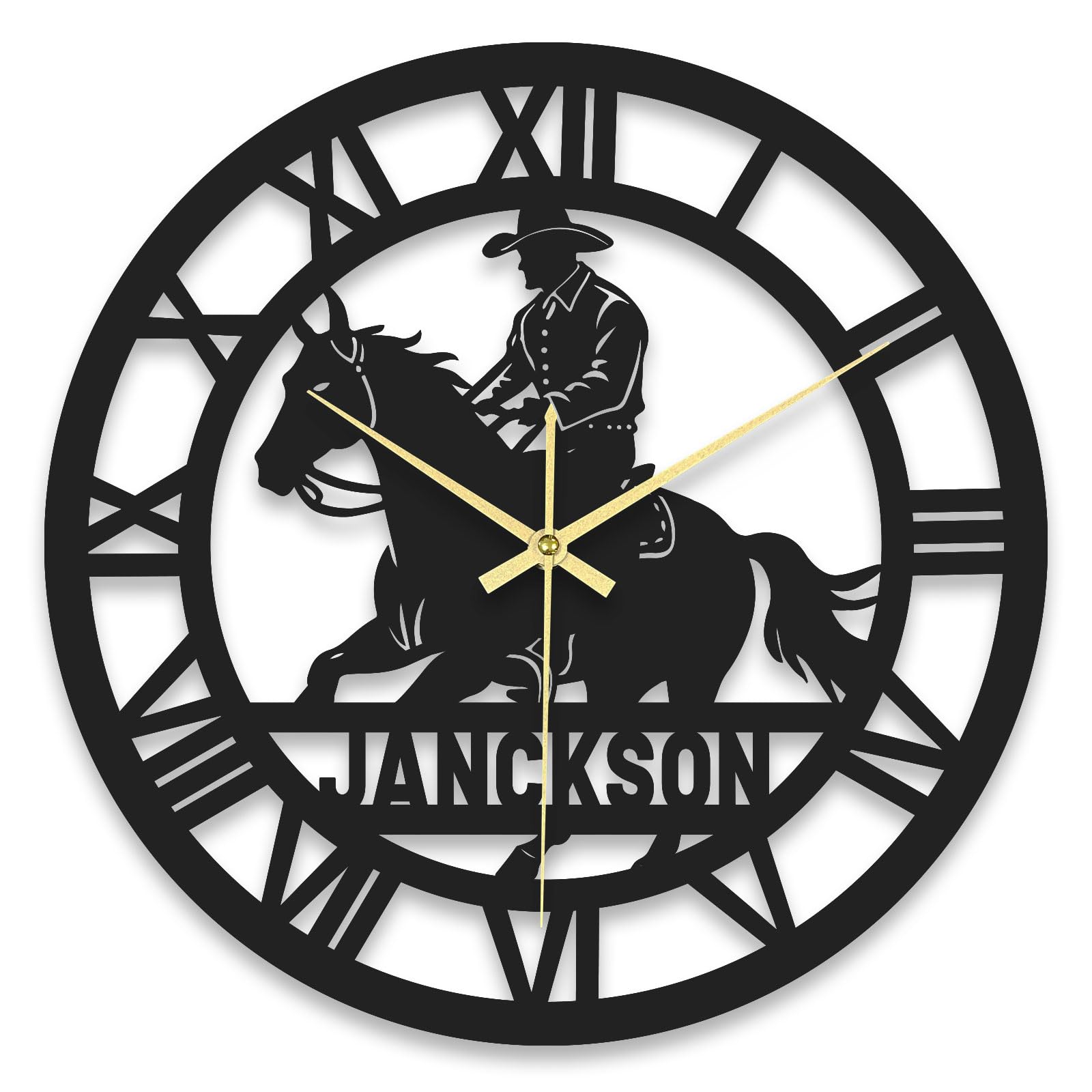 Orologio da parete personalizzato, orologio con nome personalizzato
