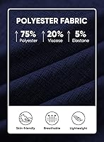 Vista 41 de JMIERR Camisas de vestir a rayas con botones y manga corta para hombre