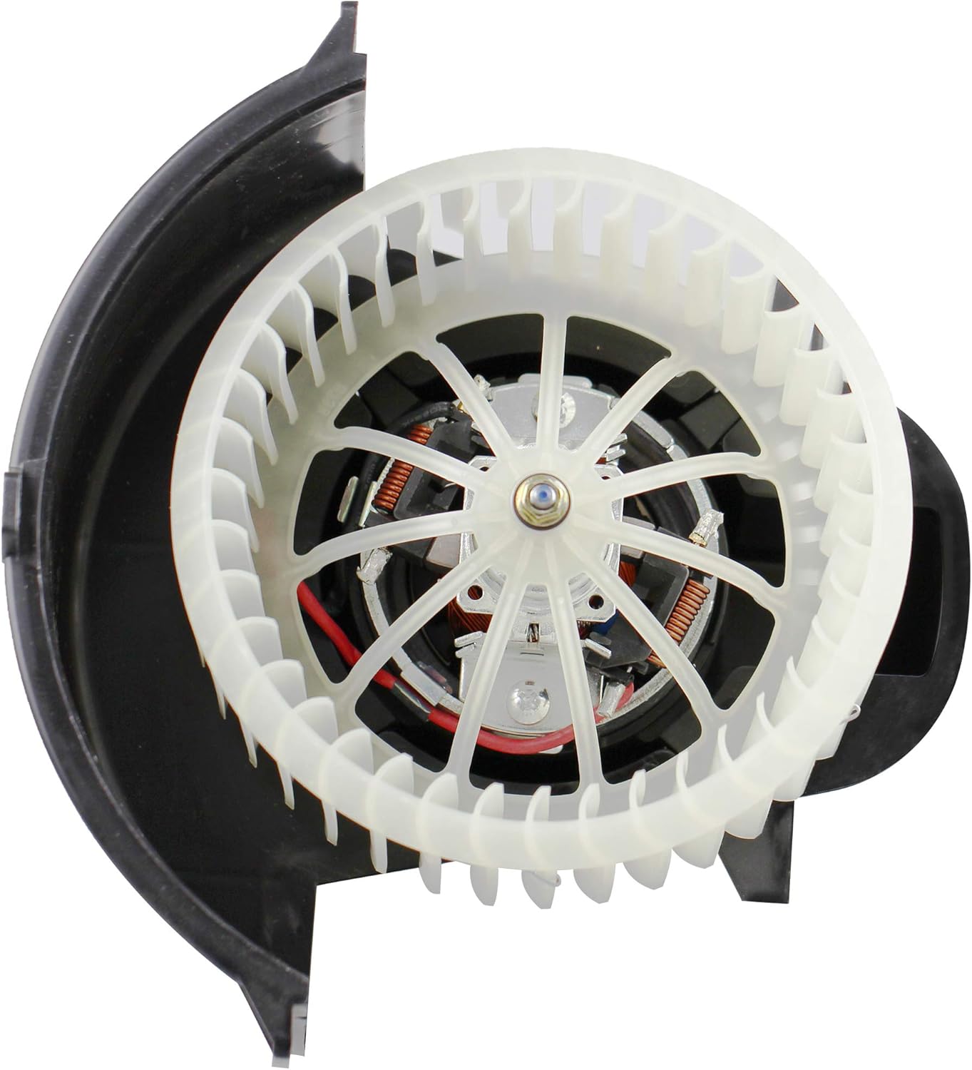 700262 HVAC Heater Blower Motor Assembly with Fan Cage for Audi Q7 2007-2015 Volkswagen Touareg 2004-2010, 4L1820021B 7L0820021Q PM4040