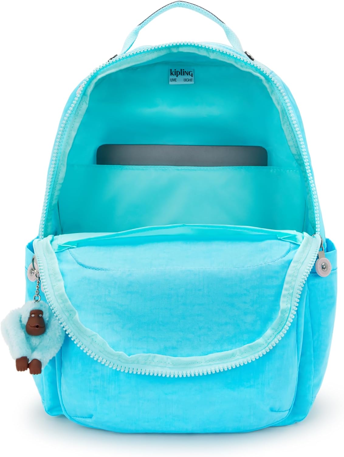 Kipling Women's Seoul Bts 15" Laptop Backpack, Durable, Roomy with Padded Shoulder Straps, Built-In Protective Sleeve - Image 3