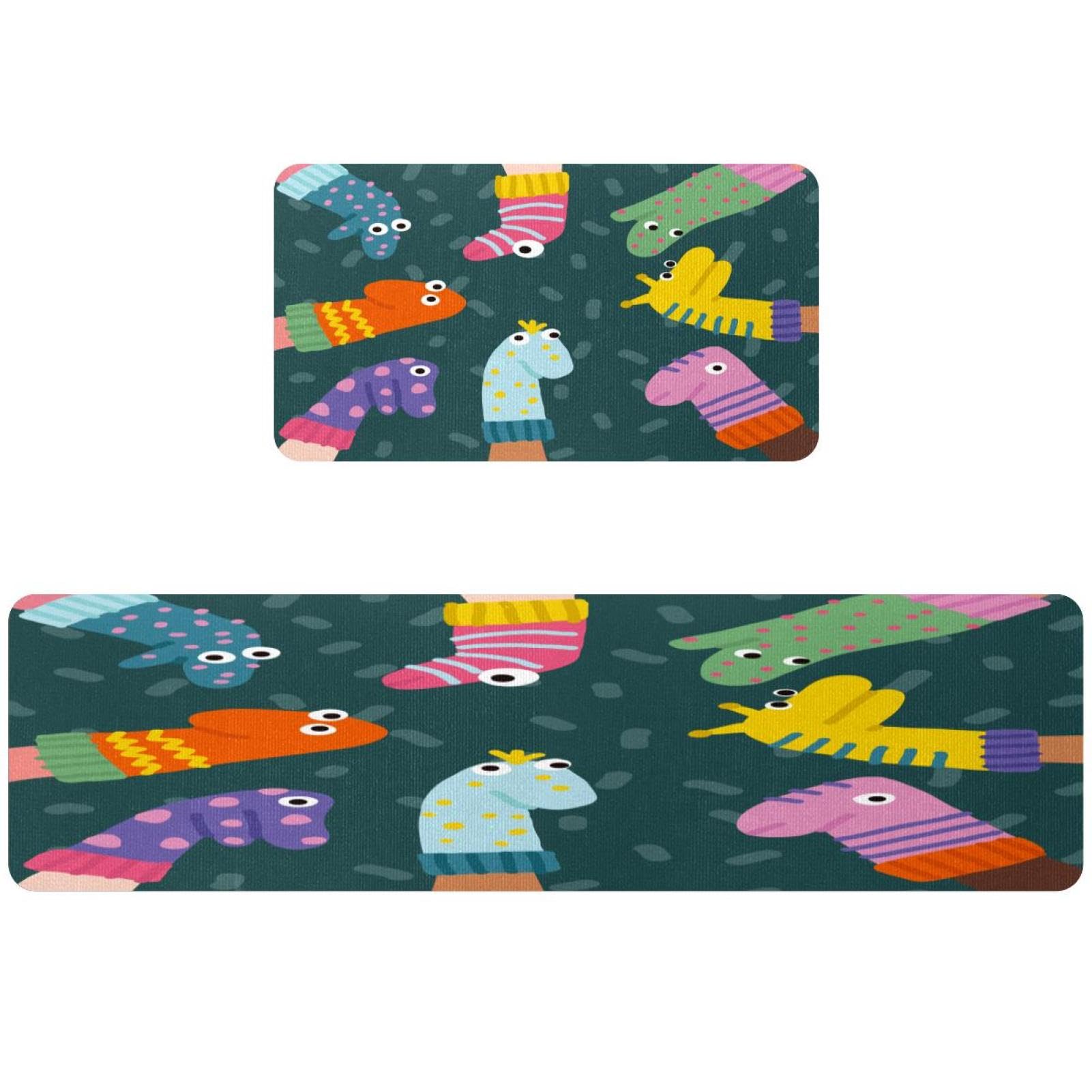 Alfombrillas de cocina VAPOKF divertidas y tapetes de pasillo
