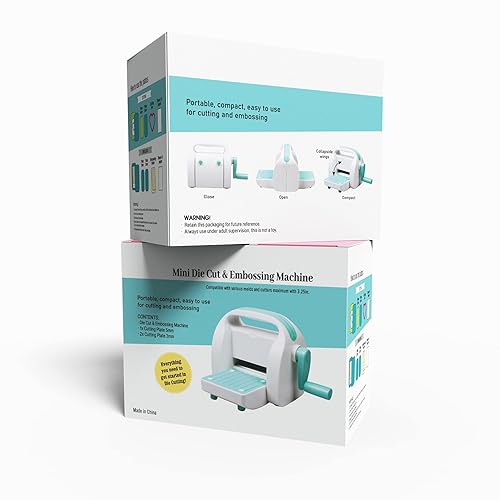 Miniatura 8 de Find Scrapblooms Mini máquina de troquelado y estampado de papel, mini máquina troqueladora para álbumes de recortes, tarjetas, ranura de