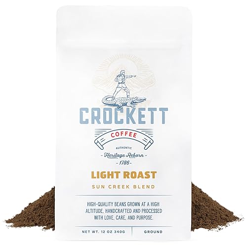 Crockett Light Roast Ground Coffee – Smooth Light Roast Ground