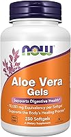 Vista 8 de NOW Supplements, Aloe Vera (Aloe barbadensis) 10,000 mg, Apoya la Salud Digestiva*, 100 Cápsulas Blandas
